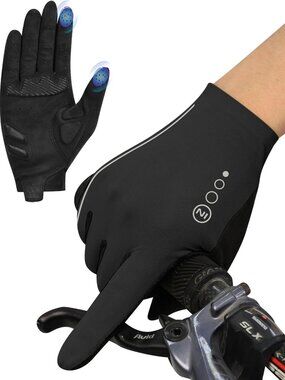 Breathable Men's Cycling Gloves with Touchscreen, SBR & XRD Palm Protection for